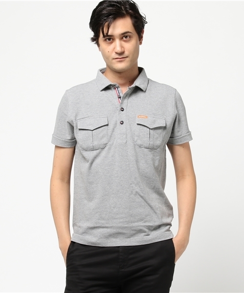 TMT Classic(ティーエムティークラシック)の「MILITARY POLO(ポロシャツ・メンズ・オフホワイト/グレー/ネイビー・LARGE/X-LARGE/MEDIUM/SMALL)」の3枚目の写真