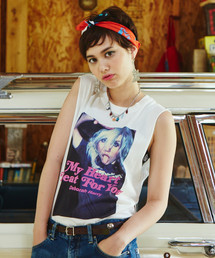 HYSTERIC GLAMOUR | DH/MY HEART BEAT F．Y． pt ノースリーブ(Tシャツ/カットソー)
