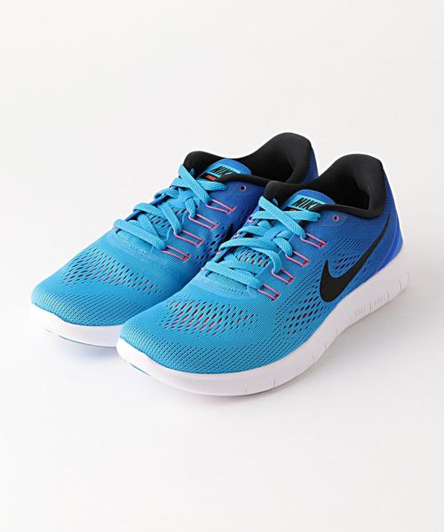 NIKE（ナイキ）の「NIKE（ナイキ） ウィメンズ フリー ラン◆◆（スニーカー・レディース・ブラック/ロイヤルブルー・23cm/25cm/24.5cm/22.5cm/24cm/23.5cm）」の3枚目の写真