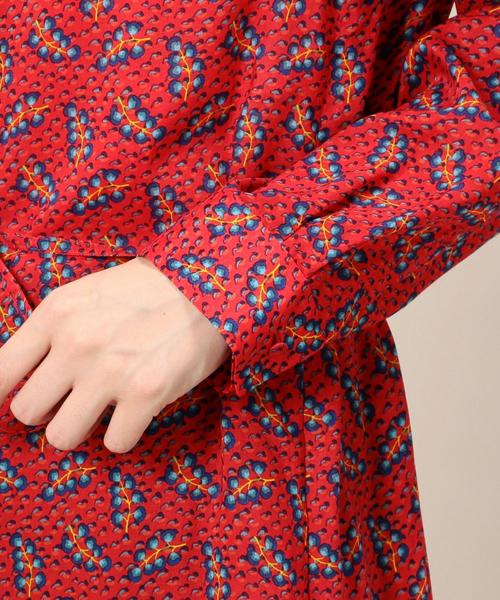 BEAUTY&YOUTH UNITED ARROWS（ビューティーアンドユースユナイテッドアローズ）の「BY リバティプリント ロングシャツワンピース◆（ワンピース・レディース・ブラック/レッド・FREE）」の12枚目の写真