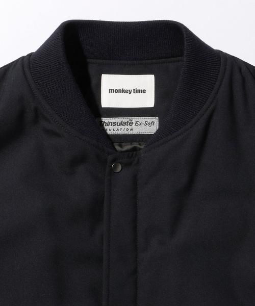 MONKEY TIME（モンキータイム）の「＜monkey time＞ ∴ TRツイル パデッド ジップブルゾン◆（ブルゾン・メンズ・ネイビー・X-LARGE/MEDIUM/LARGE/SMALL）」の7枚目の写真