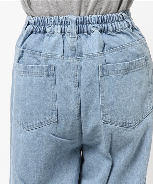 PUNYUS（プニュズ）の「ガーフィールド ぺプラムデニムパンツ（デニムパンツ・レディース・ピンク/ホワイト/インディゴブルー・1/3/2/4）」の8枚目の写真