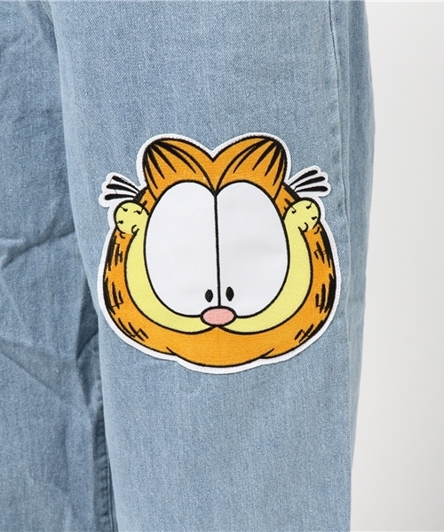 PUNYUS（プニュズ）の「ガーフィールド ぺプラムデニムパンツ（デニムパンツ・レディース・ピンク/ホワイト/インディゴブルー・1/3/2/4）」の9枚目の写真