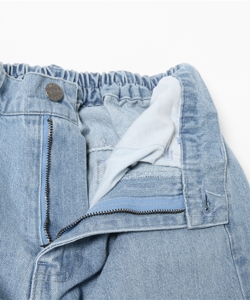 PUNYUS（プニュズ）の「ガーフィールド ぺプラムデニムパンツ（デニムパンツ・レディース・ピンク/ホワイト/インディゴブルー・1/3/2/4）」の11枚目の写真