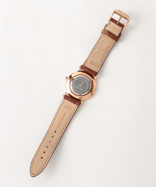 Paul Hewitt（ポールヒューイット）の「△＜PAULHEWITT（ポールヒューイット）＞SAILOR ブラウン ホワイト 時計 36mm（アナログ腕時計・レディース・ゴールド・FREE）」の4枚目の写真