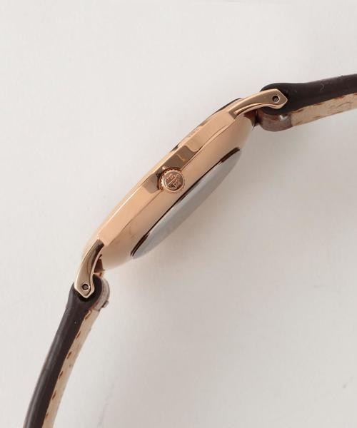 Paul Hewitt（ポールヒューイット）の「△＜PAULHEWITT（ポールヒューイット）＞SAILOR ブラウン ホワイト 時計 36mm（アナログ腕時計・レディース・ゴールド・FREE）」の6枚目の写真