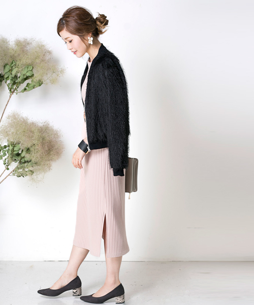 Bab Bou Jeloud（バブブージュルード）の「【WEB限定】フェアリー袖ボリュームジャケット（ブルゾン・レディース・オフホワイト/ブラック・38）」の12枚目の写真