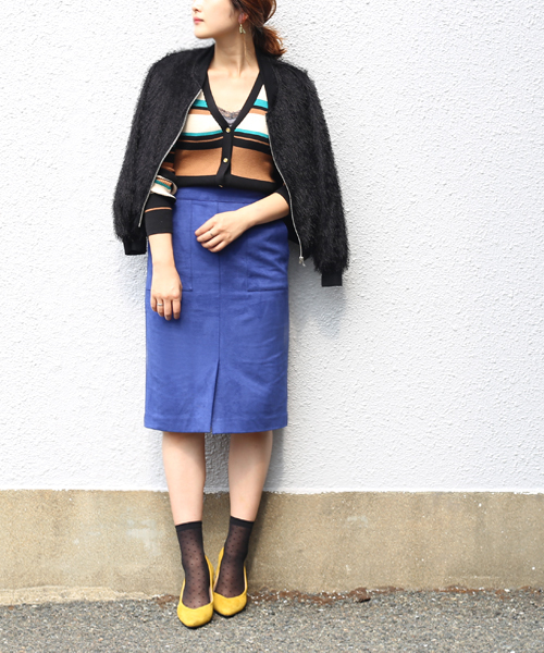 Bab Bou Jeloud（バブブージュルード）の「【WEB限定】フェアリー袖ボリュームジャケット（ブルゾン・レディース・オフホワイト/ブラック・38）」の21枚目の写真