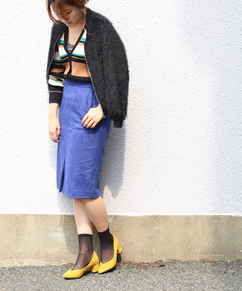 Bab Bou Jeloud（バブブージュルード）の「【WEB限定】フェアリー袖ボリュームジャケット（ブルゾン・レディース・オフホワイト/ブラック・38）」の20枚目の写真