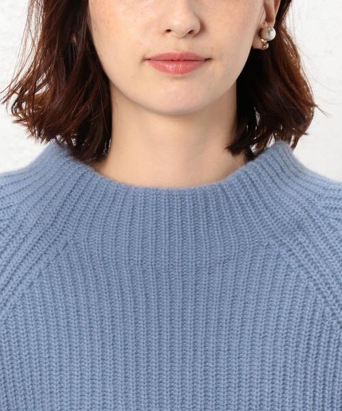 green label relaxing（グリーンレーベルリラクシング）の「CB ハミルトン アゼボトルネック ニット（ニット/セーター・レディース・ライトグレー/ネイビー/ライトブルー/ピンク・FREE）」の15枚目の写真