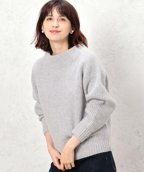 green label relaxing（グリーンレーベルリラクシング）の「CB ハミルトン アゼボトルネック ニット（ニット/セーター・レディース・ライトグレー/ネイビー/ライトブルー/ピンク・FREE）」の18枚目の写真