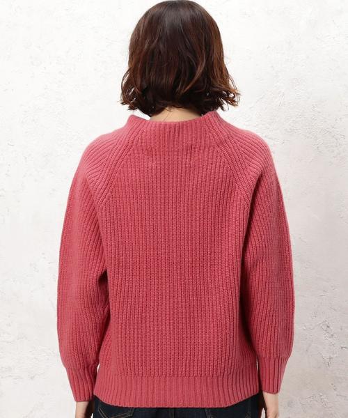 green label relaxing（グリーンレーベルリラクシング）の「CB ハミルトン アゼボトルネック ニット（ニット/セーター・レディース・ライトグレー/ネイビー/ライトブルー/ピンク・FREE）」の10枚目の写真