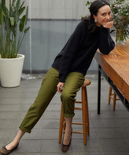 green label relaxing（グリーンレーベルリラクシング）の「CB ハミルトン アゼボトルネック ニット（ニット/セーター・レディース・ライトグレー/ネイビー/ライトブルー/ピンク・FREE）」の19枚目の写真