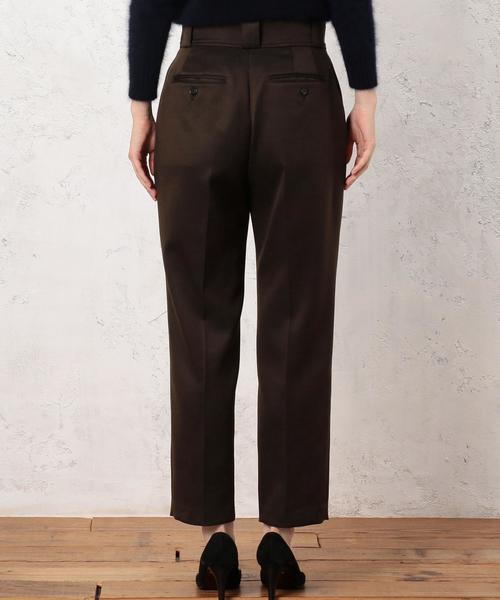 green label relaxing（グリーンレーベルリラクシング）の「KC ハイウエスト キャロットパンツ ◆（その他パンツ・レディース・ライトグレー/ダークブラウン/ネイビー・38/36）」の5枚目の写真