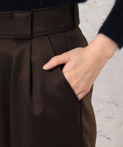 green label relaxing（グリーンレーベルリラクシング）の「KC ハイウエスト キャロットパンツ ◆（その他パンツ・レディース・ライトグレー/ダークブラウン/ネイビー・38/36）」の9枚目の写真