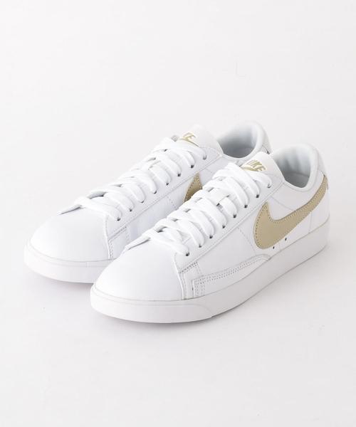 NIKE(ナイキ)の「NIKE(ナイキ) ウィメンズ ブレーザーLOW(スニーカー・レディース・シルバー/ブラウン/ゴールド・23cm/25cm/24.5cm/24cm/23.5cm)」の4枚目の写真