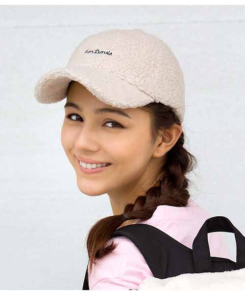 BEN DAVIS ORIGINALS（ベンデイビスオリジナルス）の「BEN DAVIS ORIGINALS BOA LOW CAP/ベンデイビス ボア ローキャップ（キャップ・レディース・ブラック/ベージュ/グレー/オフホワイト/ブルー・FREE）」の2枚目の写真