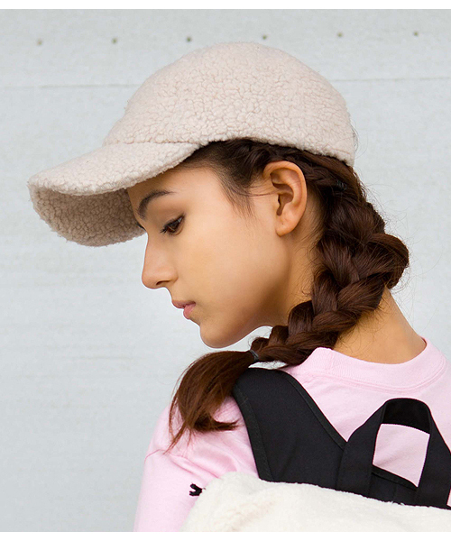 BEN DAVIS ORIGINALS（ベンデイビスオリジナルス）の「BEN DAVIS ORIGINALS BOA LOW CAP/ベンデイビス ボア ローキャップ（キャップ・レディース・ブラック/ベージュ/グレー/オフホワイト/ブルー・FREE）」の11枚目の写真