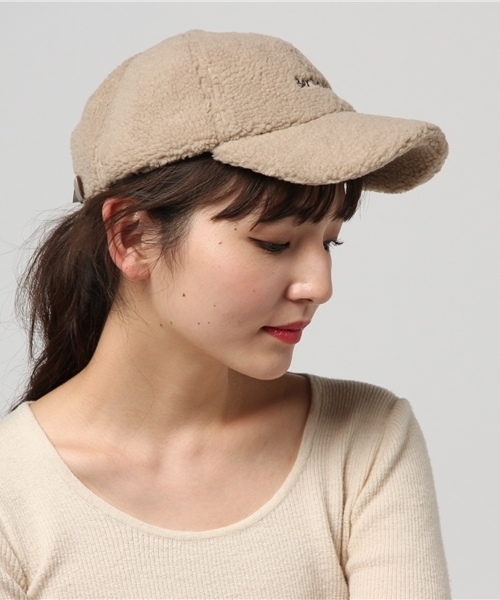 BEN DAVIS ORIGINALS（ベンデイビスオリジナルス）の「BEN DAVIS ORIGINALS BOA LOW CAP/ベンデイビス ボア ローキャップ（キャップ・レディース・ブラック/ベージュ/グレー/オフホワイト/ブルー・FREE）」の4枚目の写真