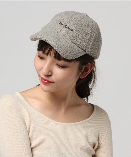 BEN DAVIS ORIGINALS（ベンデイビスオリジナルス）の「BEN DAVIS ORIGINALS BOA LOW CAP/ベンデイビス ボア ローキャップ（キャップ・レディース・ブラック/ベージュ/グレー/オフホワイト/ブルー・FREE）」の3枚目の写真