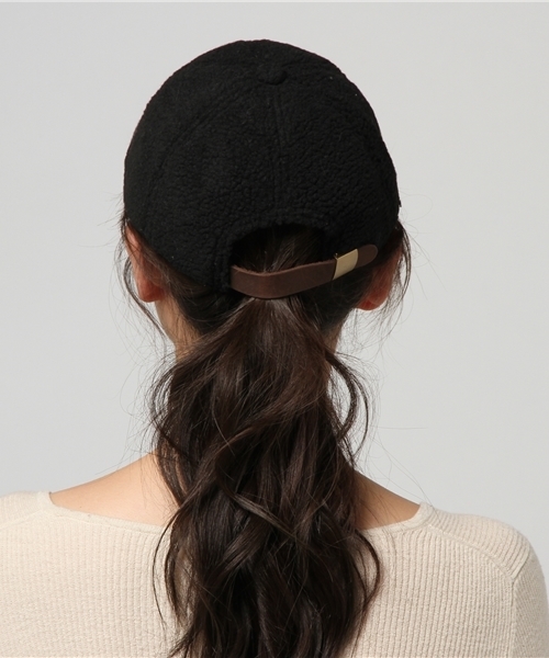 BEN DAVIS ORIGINALS（ベンデイビスオリジナルス）の「BEN DAVIS ORIGINALS BOA LOW CAP/ベンデイビス ボア ローキャップ（キャップ・レディース・ブラック/ベージュ/グレー/オフホワイト/ブルー・FREE）」の7枚目の写真