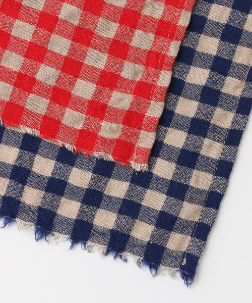 イチアンティークス❣̈ギンガムチェックストール ショールとスカート