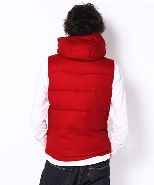 UNION STATION（ユニオンステーション）の「<「smart12月号」14ページ掲載 成宮寛貴さん着用商品>ウールダウンベスト（ダウンベスト・メンズ・ブラック/グレー/ブルー/ネイビー/キャメル/マスタード/レッド/ボルドー/オレンジ・MEDIUM/LARGE/LL）」の11枚目の写真