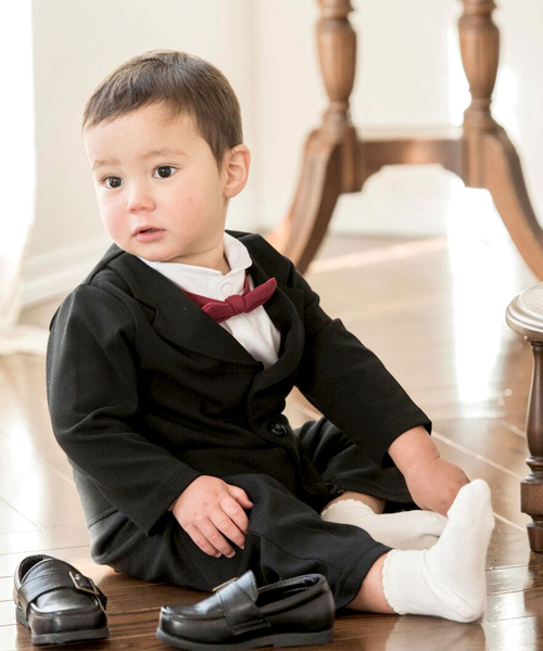 バーバリーロンドン 子供服120スーツ おまけシャツ4、ネクタイ