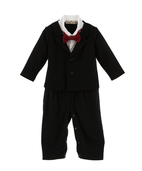 Catherine Cottage（キャサリンコテージ）の「蝶ネクタイ付きフォーマルロンパース（ロンパース・キッズ・ブルー系その他/ブラック系その他2/ブラック系その他/ブルー系その他7/ブラック系その他3/グレー系その他3・70/80/90）」の13枚目の写真