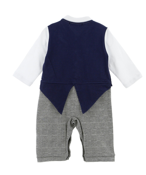 Catherine Cottage（キャサリンコテージ）の「蝶ネクタイ付きフォーマルロンパース（ロンパース・キッズ・ブルー系その他/ブラック系その他2/ブラック系その他/ブルー系その他7/ブラック系その他3/グレー系その他3・70/80/90）」の19枚目の写真