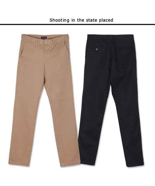 ROVERTRY(ローバートライ)の「ROVERTRY テーパードチノパンツ/トラウザーパンツ(チノパンツ・メンズ・ブラック/ベージュ・76/88/79/82/91/85)」の12枚目の写真