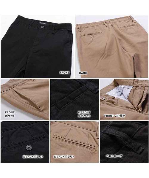 ROVERTRY(ローバートライ)の「ROVERTRY テーパードチノパンツ/トラウザーパンツ(チノパンツ・メンズ・ブラック/ベージュ・76/88/79/82/91/85)」の11枚目の写真