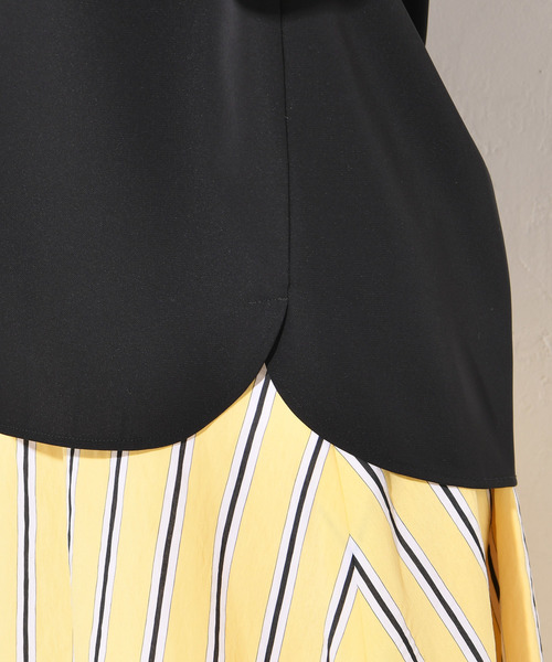 RIVE DROITE（リヴドロワ）の「ドライクロスハートネックブラウス（シャツ/ブラウス・レディース・ブラック/ベージュ/オレンジ・FREE）」の22枚目の写真