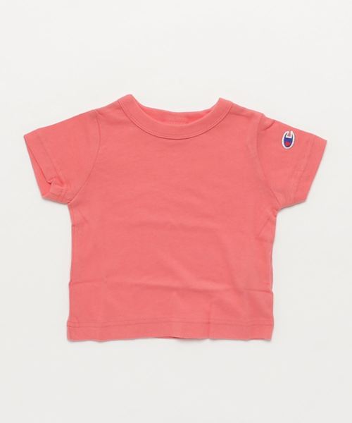 Champion（チャンピオン）の「Champion/S/S TEE（Tシャツ/カットソー・キッズ・ブラック/ネイビー/オフホワイト/ピンク/トップグレー/グリーン・100/120/90/110）」の13枚目の写真