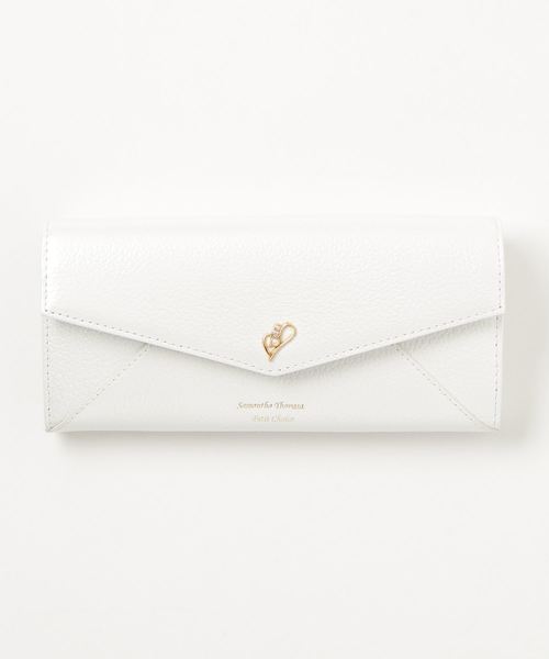 Thavasa 財布 小物 セール Petit Choice サマンサタバサ プチチョイス のファッション ビジューシリーズ かぶせ長財布 財布 Samantha 財布 Samantha ３年保証対象
