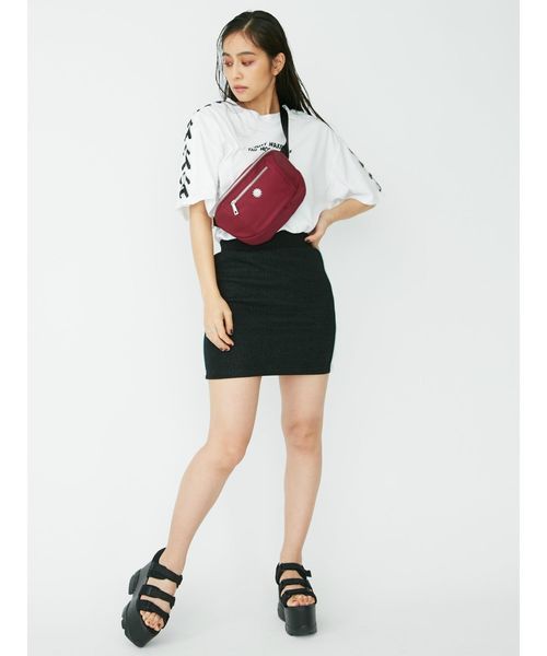 EVRIS（エヴリス）の「ショルダーレースアップBIG Tシャツ（Tシャツ/カットソー・レディース・ホワイト/ブラック/その他1・FREE）」の12枚目の写真