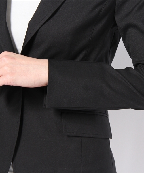 green label relaxing（グリーンレーベルリラクシング）の「GO P/C COOLMAX 1B -S/P/P ジャケット（テーラードジャケット・レディース・ブラック/ベージュ・36/38/40）」の8枚目の写真