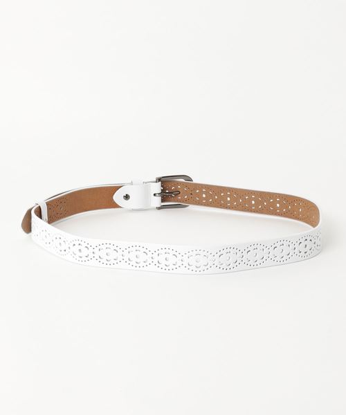 おしゃれスタ（オシャレスタ）の「本革レザーベルトVN（ベルト・レディース・ブラック/ワイン/ホワイト/キャメル/チョコ・FREE）」の6枚目の写真