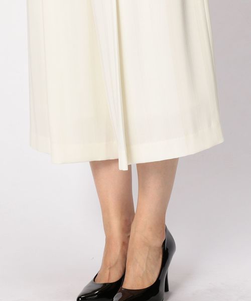 NARACAMICIE（ナラカミーチェ）の「シャドウストライプガウチョパンツ（その他パンツ・レディース・ホワイト/ネイビー/グリーン・MEDIUM）」の12枚目の写真