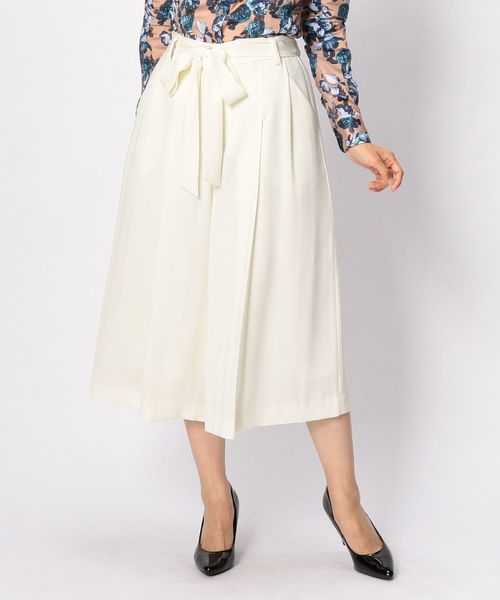 NARACAMICIE（ナラカミーチェ）の「シャドウストライプガウチョパンツ（その他パンツ・レディース・ホワイト/ネイビー/グリーン・MEDIUM）」の14枚目の写真