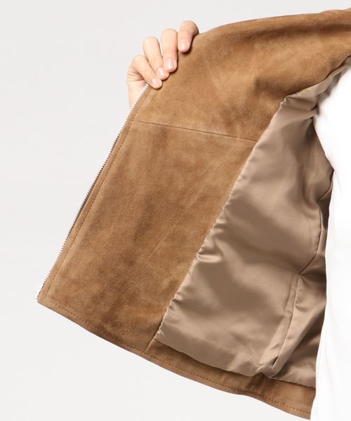 【スエード】ジャケット（３８） ZARA - ZARA スエードジャケット Sサイズの通販 by