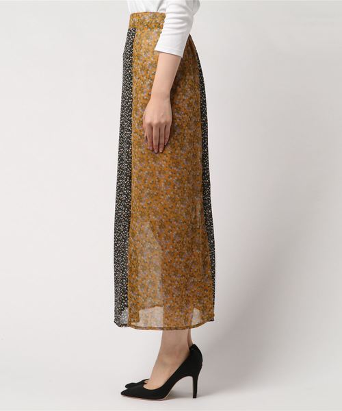 archives(アルシーヴ)の「アソート切替ミディフレアスカート(スカート・レディース・ブラック/ブラウン・MEDIUM)」の3枚目の写真