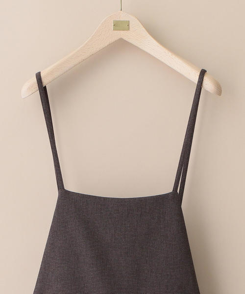 BEAUTY&YOUTH UNITED ARROWS（ビューティーアンドユースユナイテッドアローズ）の「BY∴ ツイードライク バックリボンサロペット ◆（サロペット/オーバーオール・レディース・ブラウン/ネイビー・MEDIUM/SMALL）」の9枚目の写真