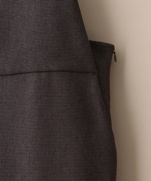 BEAUTY&YOUTH UNITED ARROWS（ビューティーアンドユースユナイテッドアローズ）の「BY∴ ツイードライク バックリボンサロペット ◆（サロペット/オーバーオール・レディース・ブラウン/ネイビー・MEDIUM/SMALL）」の10枚目の写真