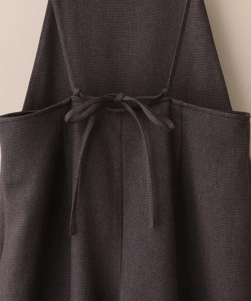 BEAUTY&YOUTH UNITED ARROWS（ビューティーアンドユースユナイテッドアローズ）の「BY∴ ツイードライク バックリボンサロペット ◆（サロペット/オーバーオール・レディース・ブラウン/ネイビー・MEDIUM/SMALL）」の13枚目の写真