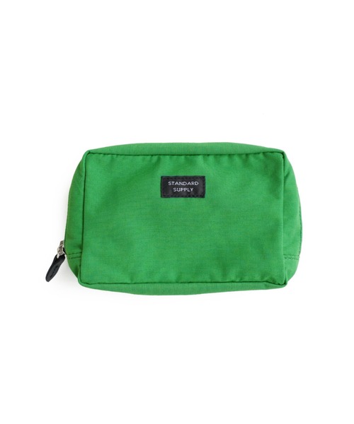 STANDARD SUPPLY（スタンダードサプライ）の「スタンダードサプライ / SIMPLICITY シンプリシティ / SQUARE POUCH M スクエアポーチM（ポーチ・レディース・ホワイト/チャコールグレー/ブラック/ベージュ/グレー/レッド/イエロー/ブルー/グリーン/ダークパープル/ダークネイビー/モカ/サファリグリーン/レンガ/マスタード/グリーン系その他/コーラルピンク/ストーン/サンドベージュ/オレンジ/ライトグレー系/ダークブラウン/キナリ/コバルトブルー/ケリーグリーン/アイボリー・FREE）」の16枚目の写真