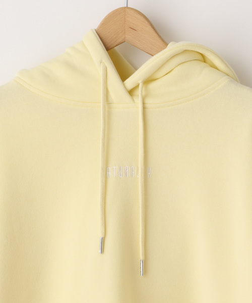 OLIVE des OLIVE(オリーブデオリーブ)の「プチロゴ裏毛パーカー(パーカー・レディース・ベージュ/オフホワイト/イエロー/ラベンダー・FREE)」の10枚目の写真