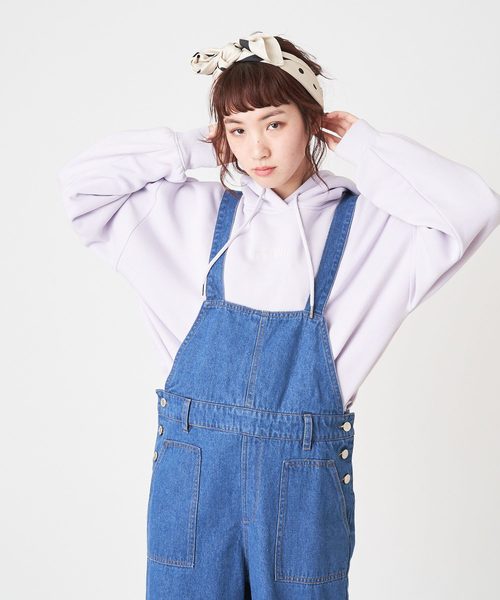 OLIVE des OLIVE(オリーブデオリーブ)の「プチロゴ裏毛パーカー(パーカー・レディース・ベージュ/オフホワイト/イエロー/ラベンダー・FREE)」の22枚目の写真