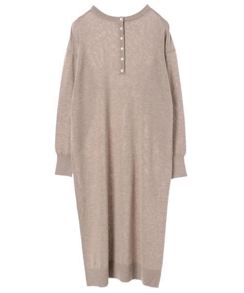 AMERICAN HOLIC（アメリカンホリック）の「2WAYヘンリーネックニットワンピース（ワンピース・レディース・ブルー/グレー系その他/ネイビー/ベージュ・M/L）」の17枚目の写真