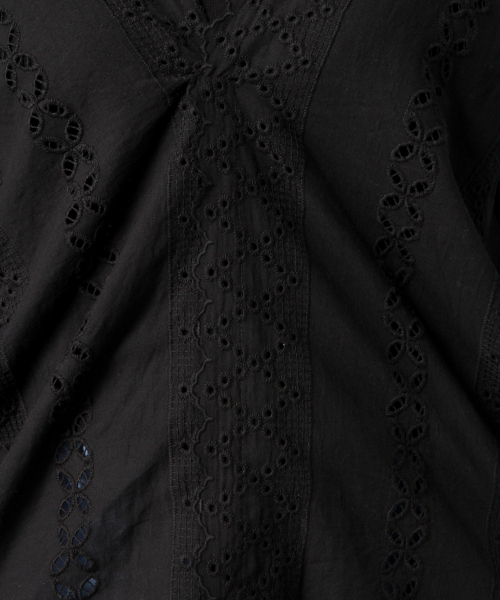 LOWRYS FARM（ローリーズファーム）の「スカラップレースブラウス　831172（シャツ/ブラウス・レディース・ブラック/オフホワイト/グリーン/ベージュ・FREE）」の15枚目の写真